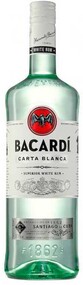 Ром BACARDI Carta Blanca невыдержанный, 40%, 1л Италия, 1 L