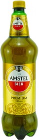 Пиво светлое AMSTEL Premium Pilsener фильтрованное, пастеризованное, 4,8%, ПЭТ, 1.3л Россия, 1.3 L