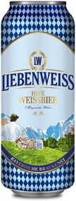 Пиво Liebenweiss Hefe-Weissbier светлое нефильтрованное 5,1%, 500 мл