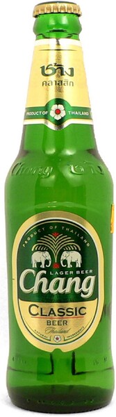 Пиво Chang Classic светлое пастеризованное 5 % алк., Таиланд, 0,32 л