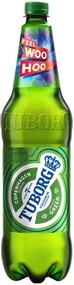 Пиво светлое TUBORG Green фильтрованное пастеризованное, 4,6%, 1.35л Россия, 1.35 L
