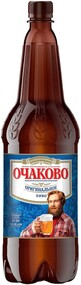 Пиво «Очаково» Оригинальное светлое фильтрованное 5%, 1,35 л