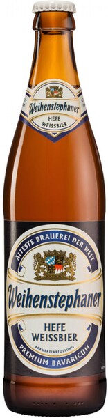 Пиво светлое Hefe Weissbier 5.4%, Weihenstephaner, 0.5 л, Германия