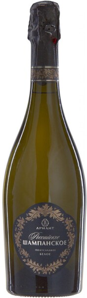 Игристое вино «Ариант» белое полусладкое Россия, 0,75 л