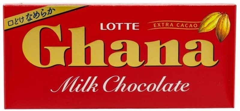 Lotte Ghana Шоколад молочный, 50 гр
