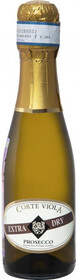Вино игристое Просекко Корте Виола сухое белое (Prosecco Corte Viola), 11,5 %, 0.20л