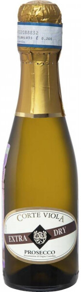 Вино игристое Просекко Корте Виола сухое белое (Prosecco Corte Viola), 11,5 %, 0.20л