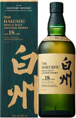 Японский виски Suntory Hakushu Single Malt, 18 y. o., 0.7 L, в подарочной упаковке