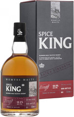 Виски шотландский солодовый Спайс Кинг Бэтч Стренгс 3 года подарочной упаковке (Spice King Batch Strength), 58%, 0.70л