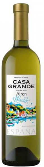 Вино Каса Гранде Айрен столовое белое сухое (CASA GRANDE AIREN Blanco Seco), 11,5 %, 0.75л