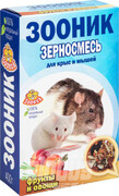 Корм для крыс  и мышей фруктовый Зооник, 400 г