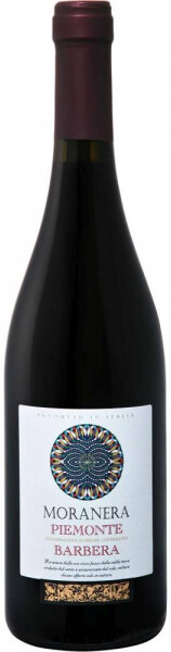 Вино Моранера Барбера Пьемонте 2018 сухое красное (MORANERA BARBERA PIEMONTE DOC), 10-15%, 0.75л