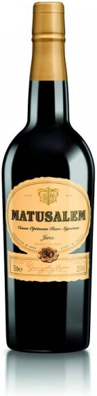 Вино ликерное Херес Матузалем Олоросо Крим ВОРС выдержанное в подарочной упаковке (MATUSALEM OLOROSO CREAM VORS SHERRY), 20,5%, 0.38л