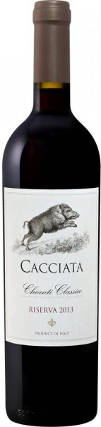 Вино Каччиата Кьянти Классико Ризерва 2014 выдержанное красное сухое (Cacciata Chianti Classico Riserva), 10-15%, 0.75л