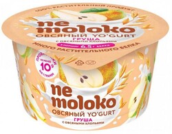 Продукт ОВСЯНЫЙ Nemoloko «YO`GURT» ГРУША-ОВСЯНЫЕ ХЛОПЬЯ