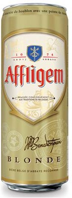 Пивной напиток Аффлигем Блонд Аббатский Эль 0,45л