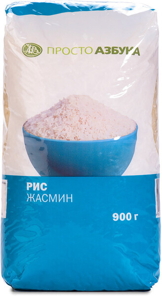 Рис жасмин, «Просто Азбука», 900 г, Россия