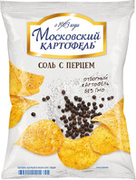 Чипсы Московский картофель Соль с перцем 60г