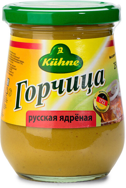 Горчица Kuhne Русская ядреная, 250 мл