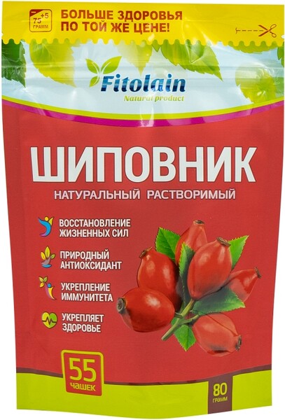 Шиповник натуральный растворимый, 80 г