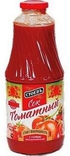 Сок Томатный с солью восстановленный, Стоевъ, 1 л., стекло