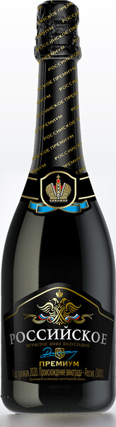 Вино игристое Российское Премиум бел.п/слад.