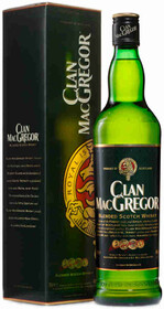 Виски CLAN MACGREGOR Шотландский купажированный, 40%, п/у, 0.7л Великобритания, 0.7 L