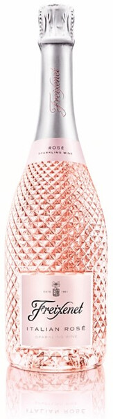 Игристое вино розовое сухое 