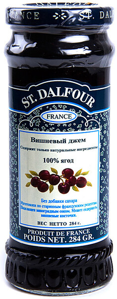 Джем St.Dalfour вишневый без сахара 284г