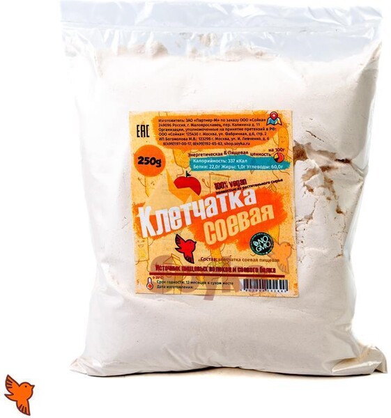 Клетчатка соевая 67% «Сойка», 250г [Китай]