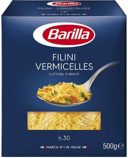 Макаронные изделия Barilla Filini Vermicelles n.30, 500г
