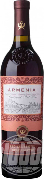 Вино Armenia красное полусладкое 11,5 % алк., Армения, 0,75 л