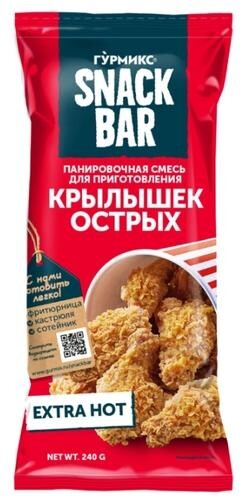 Смесь Чим Чим панировочная для крылышек острых, 240 гр., флоу-пак