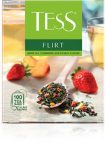 Flirt чай зеленый чай в пакетиках, 100 шт