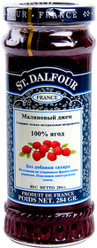 Джем St.Dalfour малиновый без сахара 284г