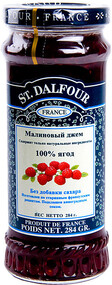 Джем St.Dalfour малиновый без сахара 284г