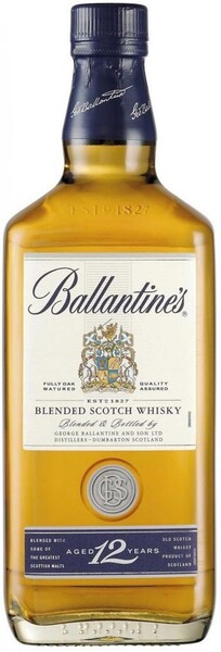 Виски Ballantine's 12 Years Old Шотландия, 0,7 л