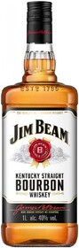 Виски JIM BEAM Bourbon 40%, 1л США, 1 L