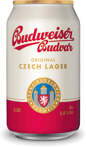 Пиво Budweiser Budvar ж/б, 0,33л