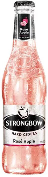 Сидр Strongbow Rose Apple полусладкий 5 % алк., Россия, 0,4 л
