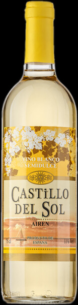 Вино Castillo del Sol белое полусладкое 0,75 л