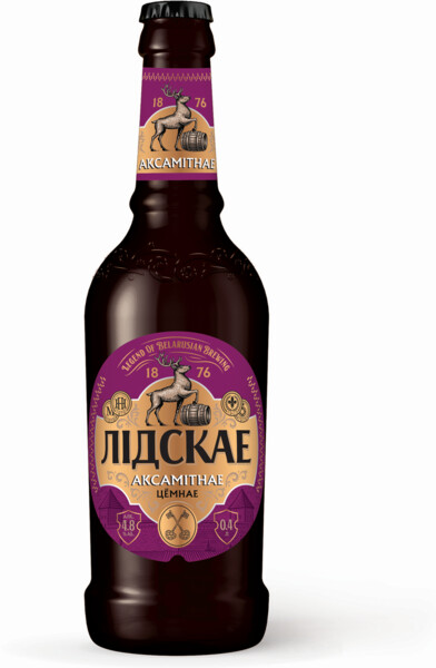 Пиво Лидское бархатное темное 0,4л