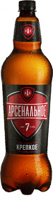 Пиво Арсенальное Крепкое 7%, Арсенальное, 1.25 л., ПЭТ
