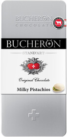 Кондитерские изделия Bucheron шоколад Молочный с фисташками 100 гр. ж/б (6)
