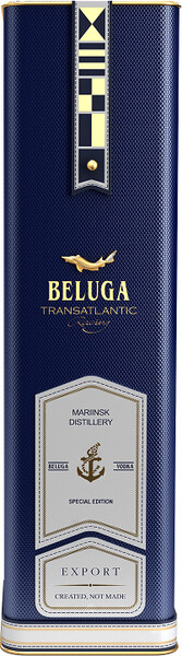 Водка Beluga Transatlantic Racing 0,7 л в подарочной упаковке туба