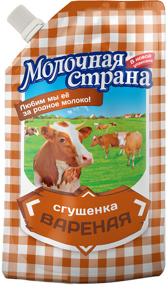 Продукт сгущенный «Молочная Страна» молокосодержащий вареный, 270 г