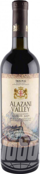 Вино столовое Tbilisi Peak Алазанская долина красное полусладкое 11 % алк., Грузия, 0,75 л