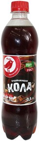 Напиток сильногазированный АШАН Кола безалкогольный, 500 мл