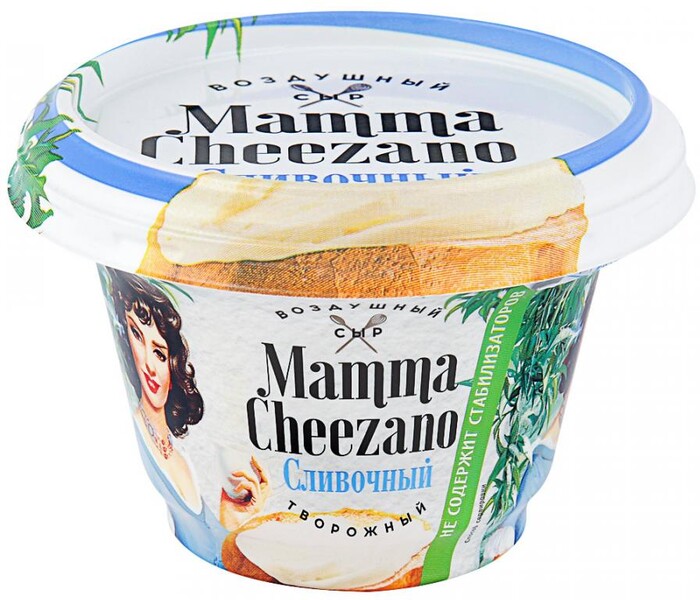 Сыр творожный Маmma Cheezano воздушный сливочный 60% 150 г