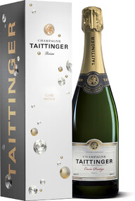 Шампанское Taittinger Brut Cuvee Prestige белое брют в подарочной упаковке 0,75л